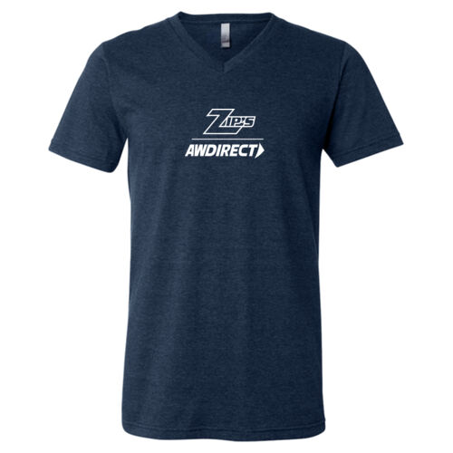 Unisex Heather CVC V-Neck Tee Thumbnail