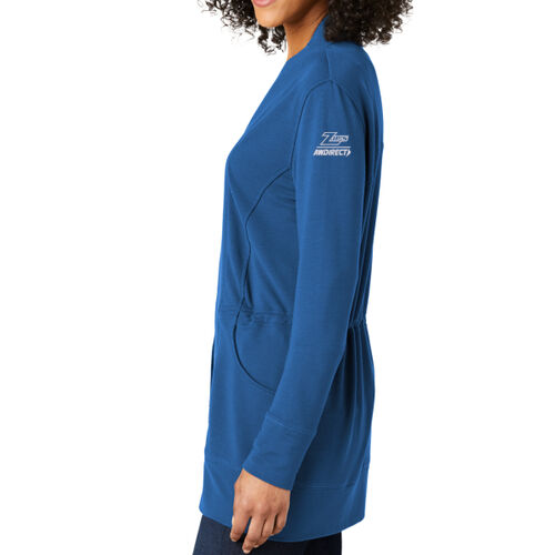 Ladies Microterry Cardigan Thumbnail
